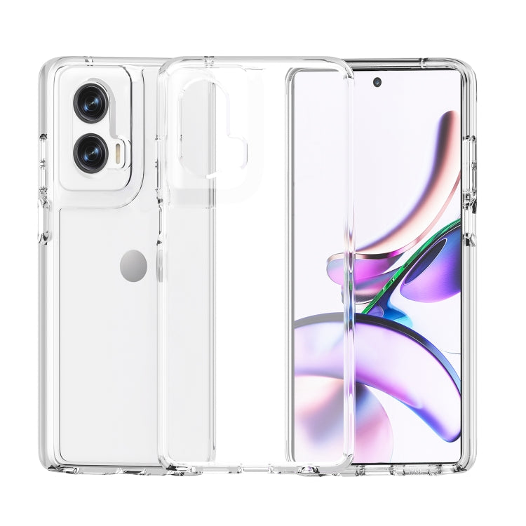 For Motorola Moto G Stylus 5G 2024 Terminator Style Shockproof Phone Case(Transparent) by buy2fix