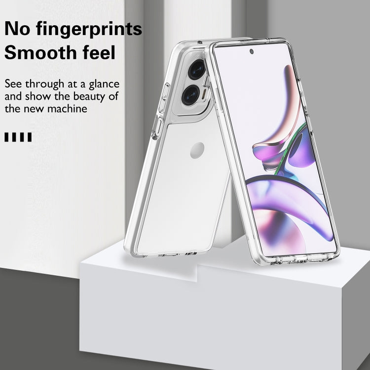 For Motorola Moto G Stylus 5G 2024 Terminator Style Shockproof Phone Case(Transparent) by buy2fix