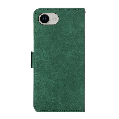 For iPhone 16e ABEEL Frosted Magnetic RFID Leather Phone Case(Green) - iPhone 16e Cases by buy2fix | Online Shopping UK | buy2fix