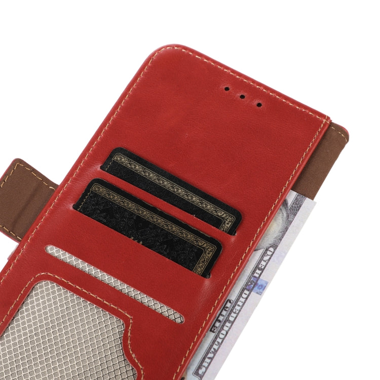 For Google Pixel 9 Crazy Horse Top Layer Cowhide Leather Phone Case(Red) by buy2fix