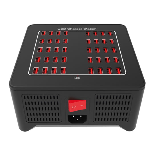YFY-A76 200W 40 Ports USB Smart Charging Station(UK Plug)