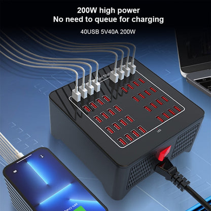 YFY-A76 200W 40 Ports USB Smart Charging Station(US Plug) by buy2fix