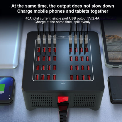 YFY-A76 200W 40 Ports USB Smart Charging Station(EU Plug) by buy2fix