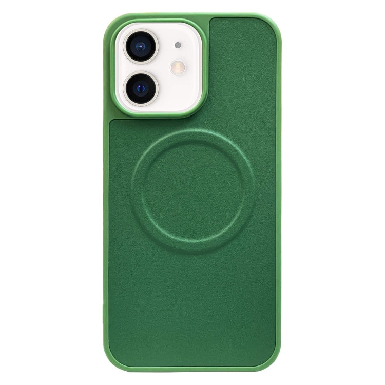 For iPhone 11 2 in 1 MagSafe Magnetic Silicone Leather Phone Case(Green) by buy2fix