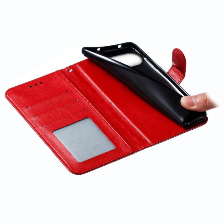 For Google Pixel 9 Sun Mandala Embossing Pattern Phone Leather Case(Red) by buy2fix