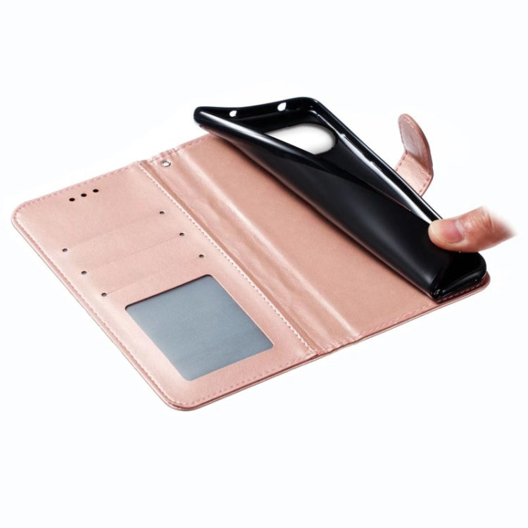 For Google Pixel 9 Sun Mandala Embossing Pattern Phone Leather Case(Rose Gold) by buy2fix