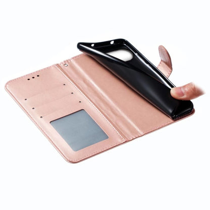 For Google Pixel 9 Pro Sun Mandala Embossing Pattern Phone Leather Case(Rose Gold) by buy2fix