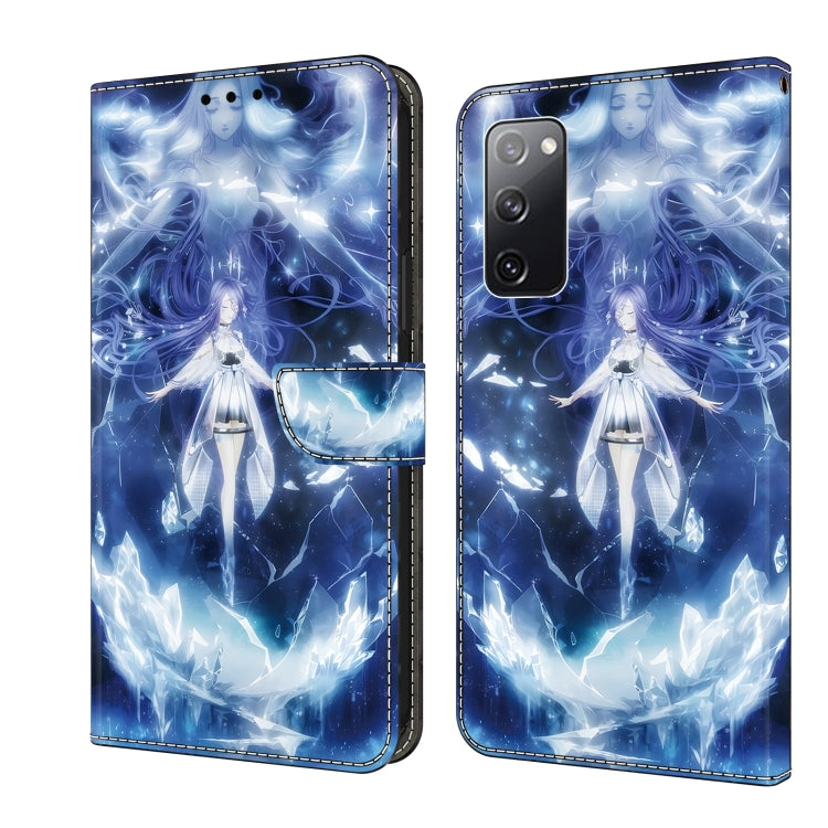 For Samsung Galaxy S20 FE 4G/5G Crystal Painted Leather Phone case(Magic Fairy) by buy2fix