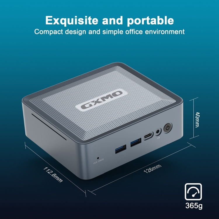 GXMO U58 Windows 11 AMD Ryzen 7-5825U 8 Core Processor Mini Computer, Specification:16GB+512GB - Windows Mini PCs by GXMO | Online Shopping UK | buy2fix