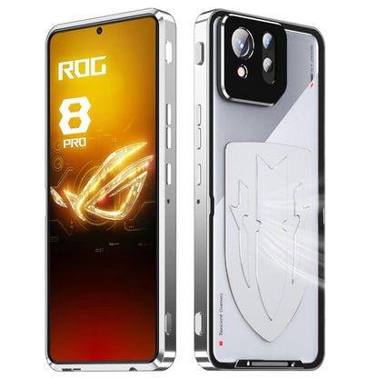 For ASUS ROG Phone 8 / 8 Pro Metal Cooling Phone Case(Silver) - ASUS Cases by buy2fix | Online Shopping UK | buy2fix