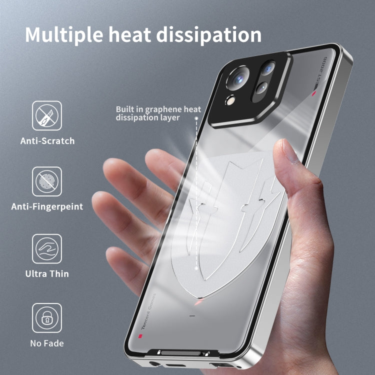For ASUS ROG Phone 8 / 8 Pro Metal Cooling Phone Case(Silver) - ASUS Cases by buy2fix | Online Shopping UK | buy2fix