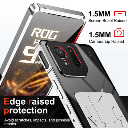 For ASUS ROG Phone 9 / 9 Pro Metal Cooling Phone Case(Black) - ASUS Cases by buy2fix | Online Shopping UK | buy2fix