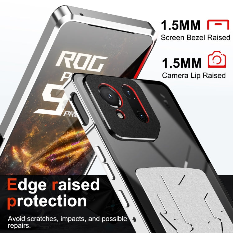 For ASUS ROG Phone 9 / 9 Pro Metal Cooling Phone Case(Silver) - ASUS Cases by buy2fix | Online Shopping UK | buy2fix