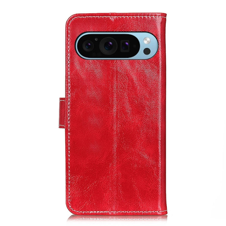 For Google Pixel 10 / 9 Retro Crazy Horse Texture Flip Leather Phone Case(Red) by buy2fix