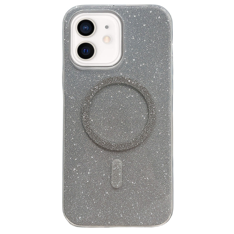 For iPhone 11 Glitter MagSafe Magnetic TPU Phone Case(Silver) by buy2fix