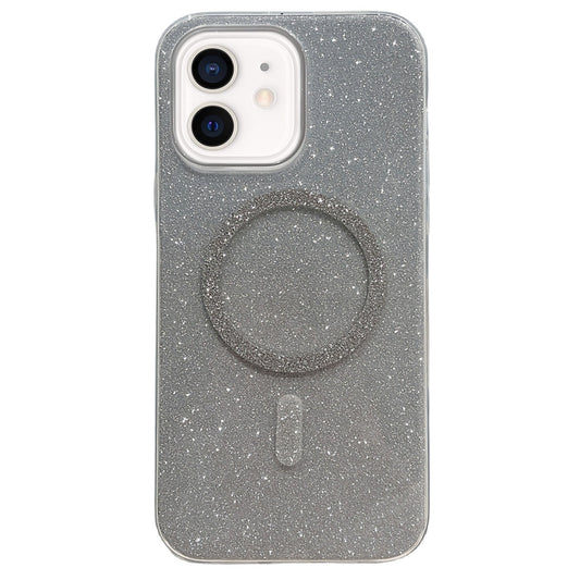 For iPhone 11 Glitter MagSafe Magnetic TPU Phone Case(Silver) by buy2fix