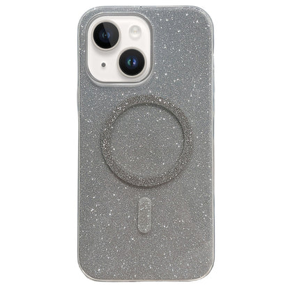 For iPhone 13 Glitter MagSafe Magnetic TPU Phone Case(Silver) by buy2fix