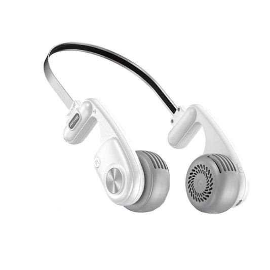 MF086 Hanging Neck Electric Fan(White Grey) by buy2fix