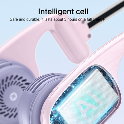 MF086 Hanging Neck Electric Fan(White Grey) by buy2fix