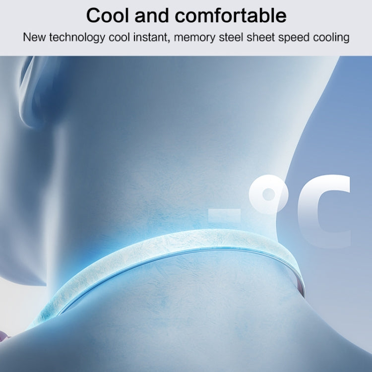 MF086 Hanging Neck Electric Fan(Pink Purple) by buy2fix