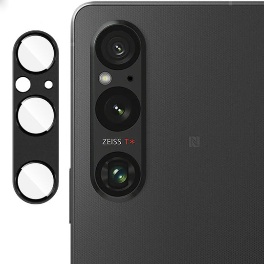 For Sony Xperia 1 V IMAK Metal Armor Premium Camera Protector Film(Black)