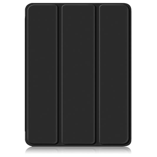 For iPad 10.2 2021 / 2020 / 10.5 Acrylic 3-Fold Solid Color Smart Leather Tablet Case(Black) - iPad 10.2 Cases by buy2fix | Online Shopping UK | buy2fix