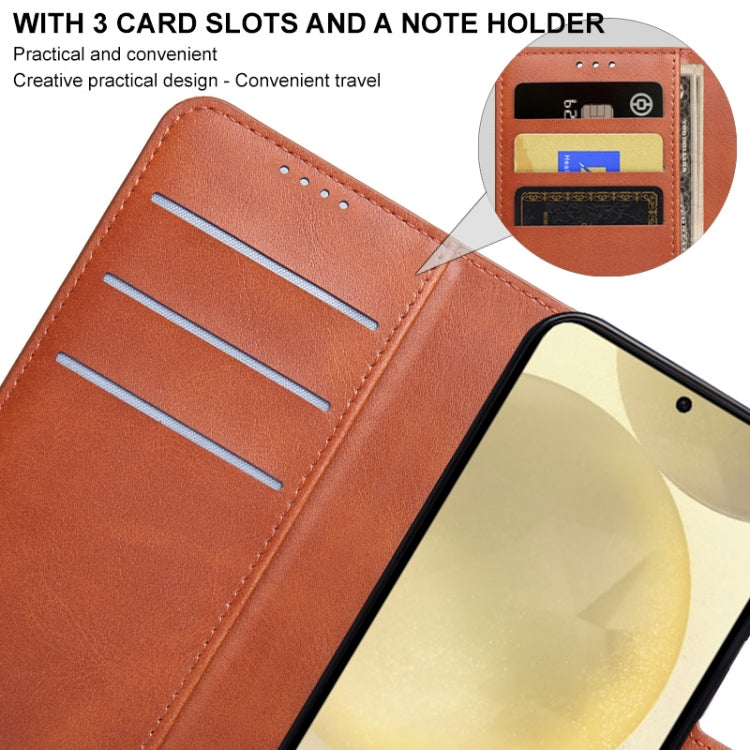 For Samsung Galaxy A35 5G IMAK Count Series Flip Leather Phone Case(Red) - Galaxy Phone Cases by imak | Online Shopping UK | buy2fix
