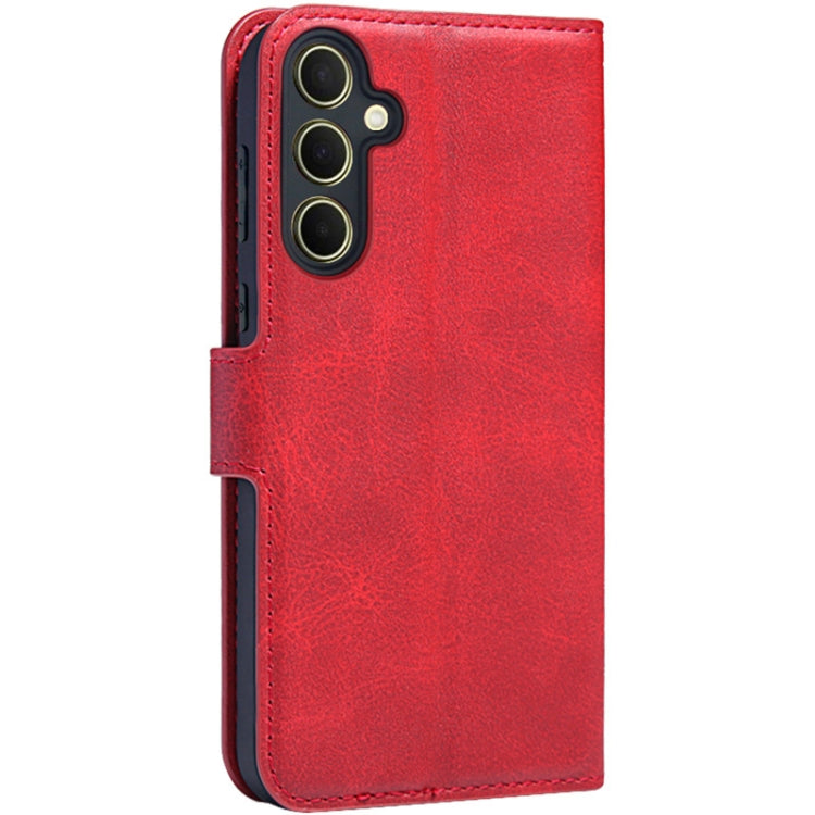 For Samsung Galaxy A55 5G IMAK Count Series Flip Leather Phone Case(Red) by imak
