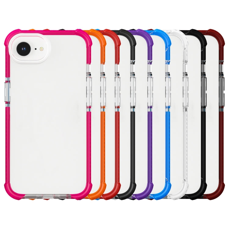 For iPhone 16e Acrylic Full Coverage Shockproof Phone Case(Transparent) - iPhone 16e Cases by buy2fix | Online Shopping UK | buy2fix