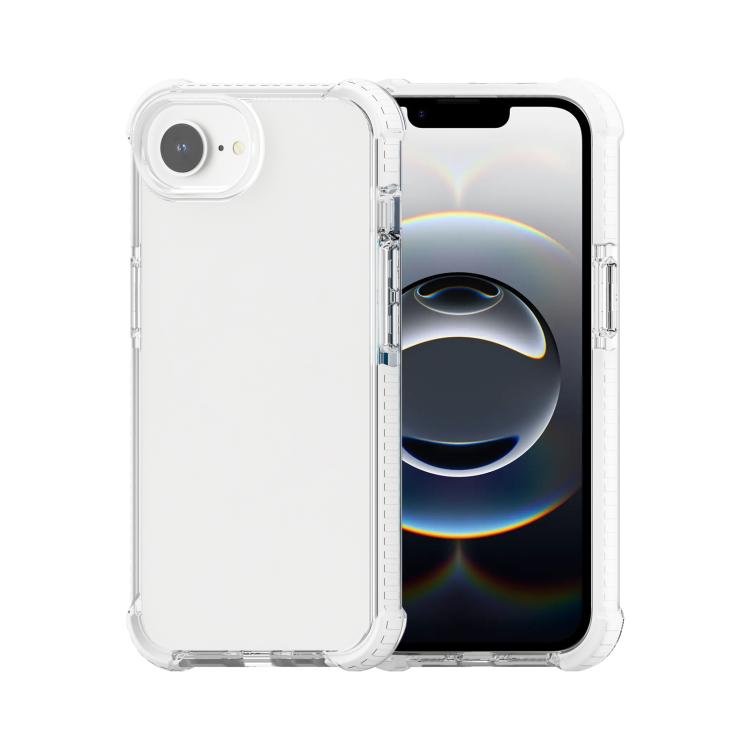 For iPhone 16e Acrylic Full Coverage Shockproof Phone Case(Transparent) - iPhone 16e Cases by buy2fix | Online Shopping UK | buy2fix