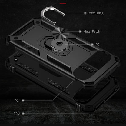 For Google Pixel 9 Pro XL Shockproof TPU + PC Phone Case with Holder(Black) - Google Cases by buy2fix | Online Shopping UK | buy2fix
