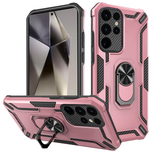 For Samsung Galaxy S24 Ultra 5G Warship Armor 2 in 1 Shockproof Phone Case(Rose Gold) - Galaxy S24 Ultra 5G Cases by buy2fix | Online Shopping UK | buy2fix