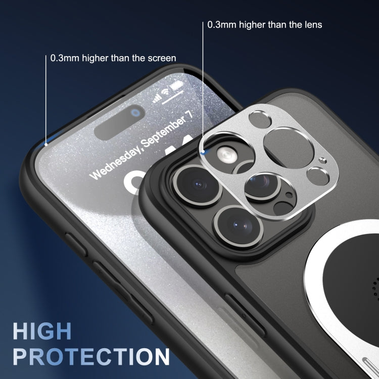 For iPhone 12 Pro Max Heat Dissipation Aromatherapy MagSafe Holder Phone Case(Silver) - iPhone 12 Pro Max Cases by buy2fix | Online Shopping UK | buy2fix
