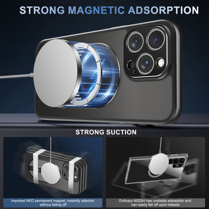 For iPhone 14 Heat Dissipation Aromatherapy MagSafe Holder Phone Case(Black) - iPhone 14 Cases by buy2fix | Online Shopping UK | buy2fix