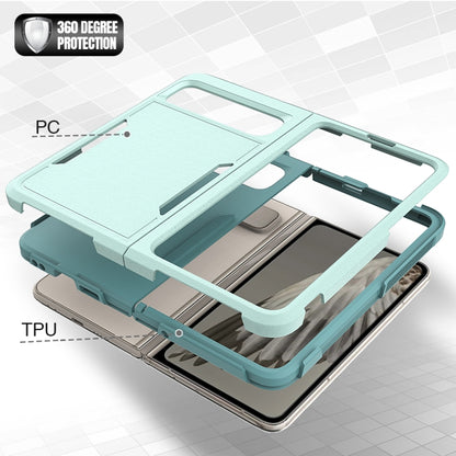 For Google Pixel Fold 2 in 1 PC + TPU Phone Case(Light Green) by buy2fix