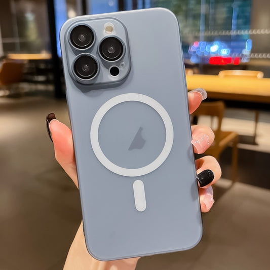 For iPhone 13 Pro Ultra-thin MagSafe Frosted PC Phone Case(Titanium Blue) by buy2fix