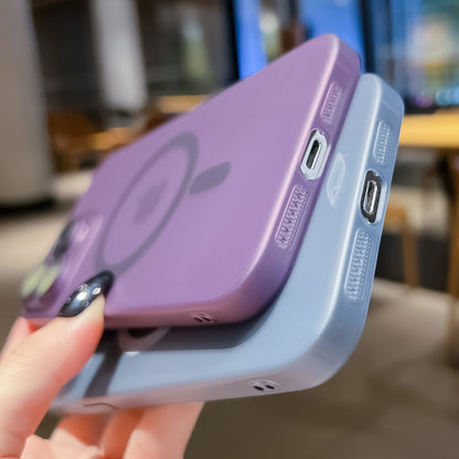 For iPhone 11 Pro Ultra-thin MagSafe Frosted PC Phone Case(Clear Deep Purple) by buy2fix