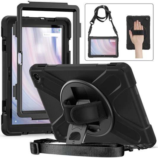 For Amazon Kindle Fire HD10 2023 Silicone Hybrid PC Full Body Tablet Case(Black) - Amazon by buy2fix | Online Shopping UK | buy2fix