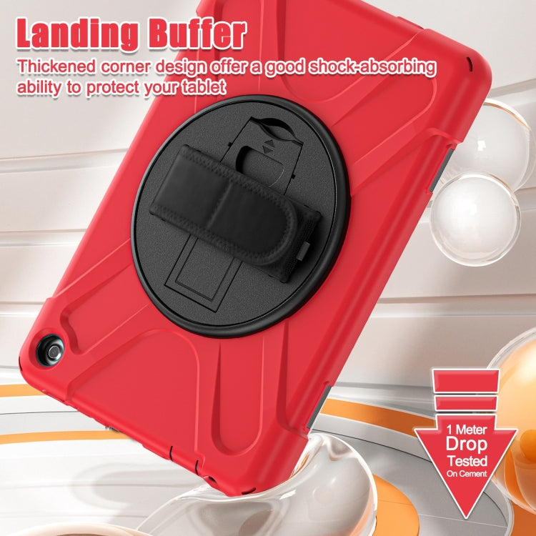 For Amazon Kindle Fire HD10 2023 Silicone Hybrid PC Full Body Tablet Case(Red) - Amazon by buy2fix | Online Shopping UK | buy2fix
