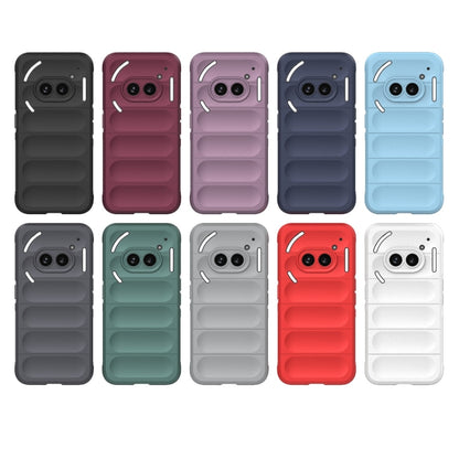 For Nothing Phone 2a Magic Shield TPU + Flannel Phone Case(Light Blue) - Nothing Cases by buy2fix | Online Shopping UK | buy2fix