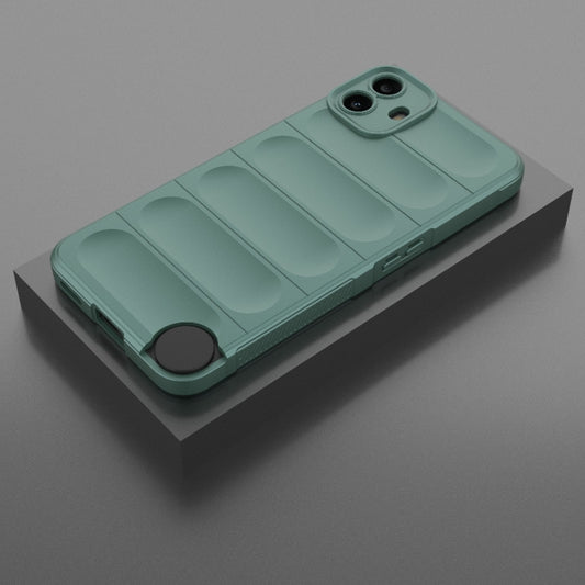 For Nothing CMF Phone 1 Magic Shield TPU + Flannel Phone Case(Dark Green) - Nothing Cases by buy2fix | Online Shopping UK | buy2fix