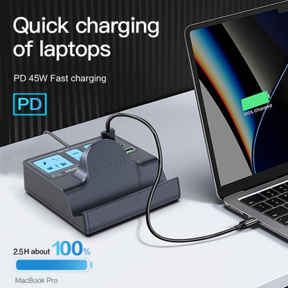 WLX-H11 72W Intelligent Wireless Fast Charging Socket by buy2fix