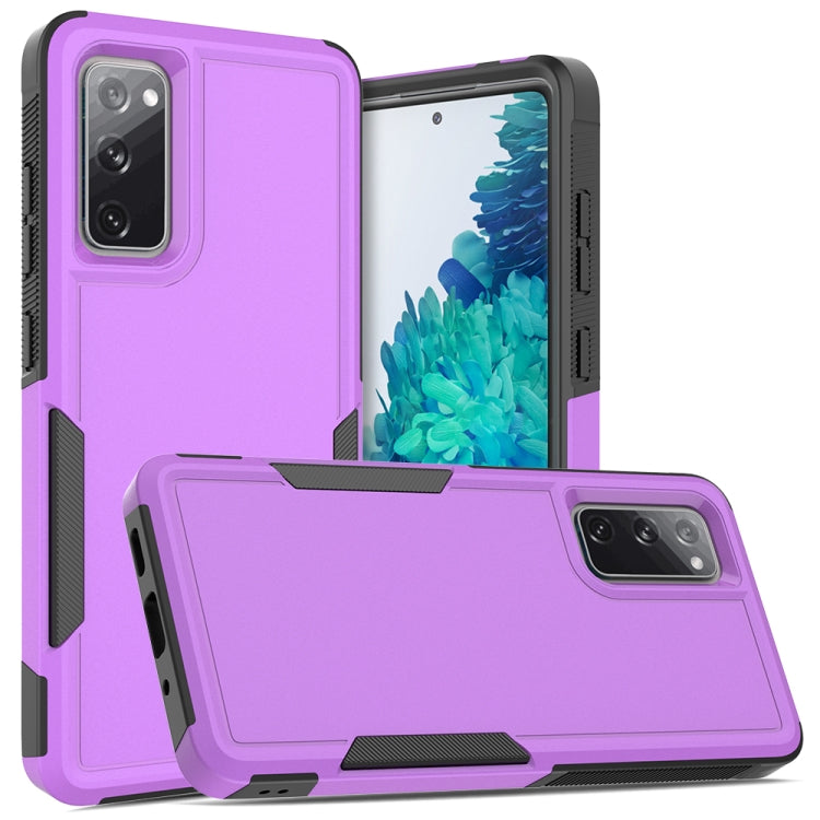 For Samsung Galaxy S20 FE 2 in 1 PC + TPU Phone Case(Purple) by buy2fix