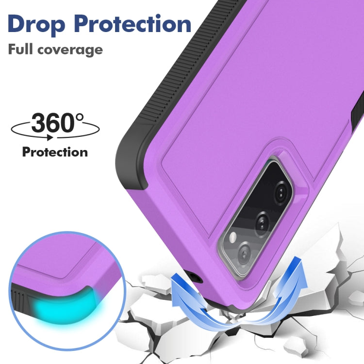 For Samsung Galaxy S20 FE 2 in 1 PC + TPU Phone Case(Purple) by buy2fix