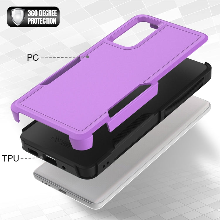 For Samsung Galaxy S20 FE 2 in 1 PC + TPU Phone Case(Purple) by buy2fix