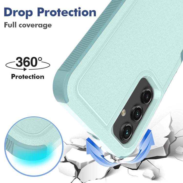 For Samsung Galaxy A15 5G 2 in 1 PC + TPU Phone Case(Light Green) by buy2fix