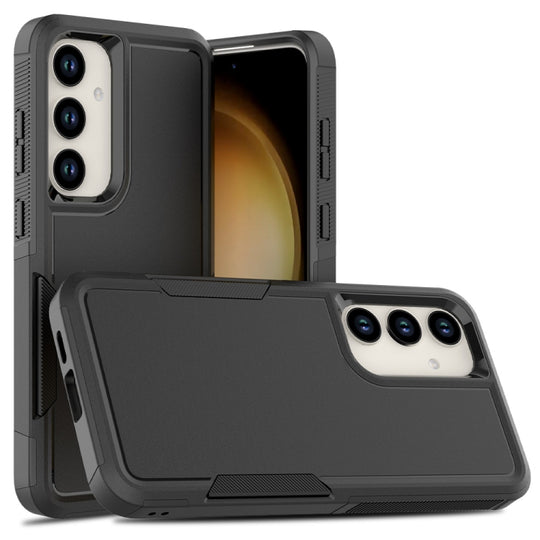 For Samsung Galaxy S24+ 5G 2 in 1 PC + TPU Phone Case(Black)
