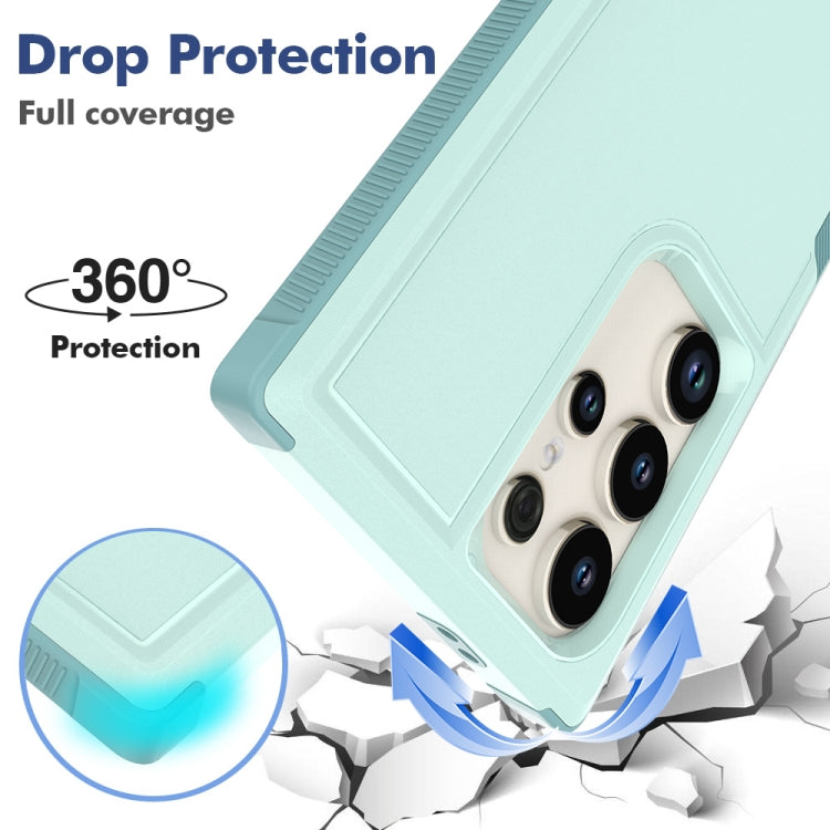 For Samsung Galaxy S24 Ultra 5G 2 in 1 PC + TPU Phone Case(Light Green) - Galaxy S24 Ultra 5G Cases by buy2fix | Online Shopping UK | buy2fix