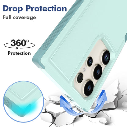 For Samsung Galaxy S24 Ultra 5G 2 in 1 PC + TPU Phone Case(Light Green) - Galaxy S24 Ultra 5G Cases by buy2fix | Online Shopping UK | buy2fix