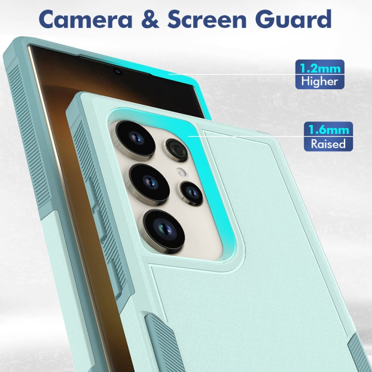 For Samsung Galaxy S24 Ultra 5G 2 in 1 PC + TPU Phone Case(Light Green) - Galaxy S24 Ultra 5G Cases by buy2fix | Online Shopping UK | buy2fix